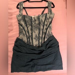 BabyBoo Cornelia Mini Dress Black Lace